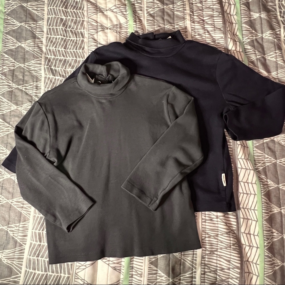 2 pieces Zara Kids Cotton Turtle Neck Long Sleeve (3-4T)